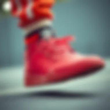 Quality Adidas Footwear Close-up of Adidas footwear highlighting quality and design