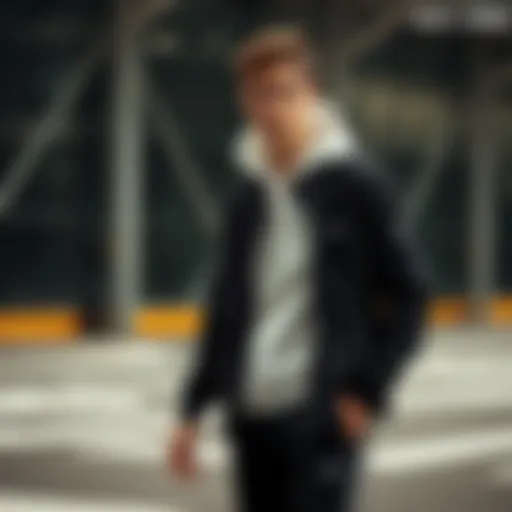 Stylish sports outfit showcasing Jack and Jones Core collection