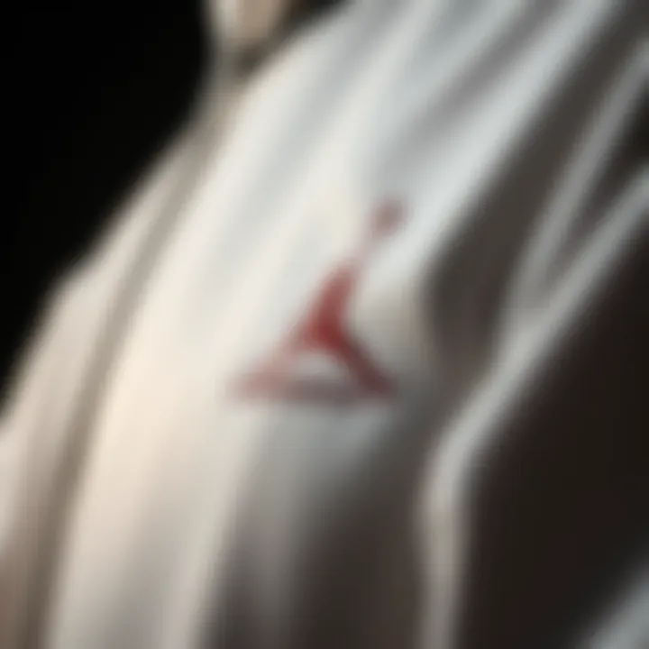 Quality Materials in Jordan Tracksuits Close-up of Jordan Tracksuit Fabric