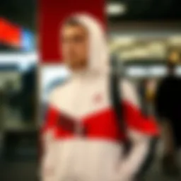 Stylish Jordan Tracksuit on Display