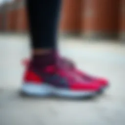 Stylish sock-style athletic shoes for women