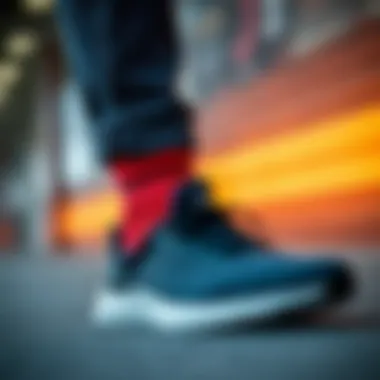 Comfortable material choices for sock-style sneakers