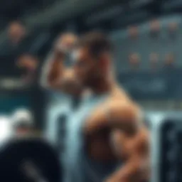 Illustration depicting various strength training exercises.