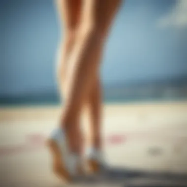 Elegant lower legs showcasing a refined appearance