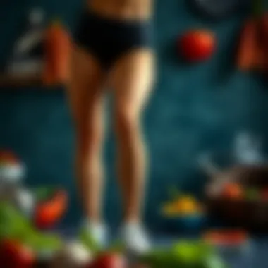 Healthy meal options emphasizing leg slimming