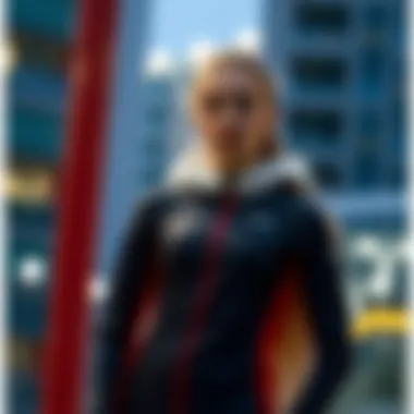 Stylish Integration of Kinetix Waterproof Technology Stylish outfit incorporating Kinetix waterproof technology