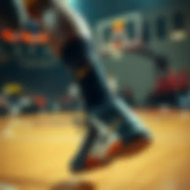 Kobe Bryant in action, highlighting the performance of his signature shoes.