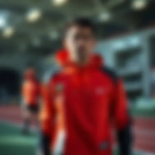 Illustration depicting the concept of comfort zone in sportswear