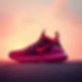 Dynamic view of LeBron 19 showcasing its sleek design