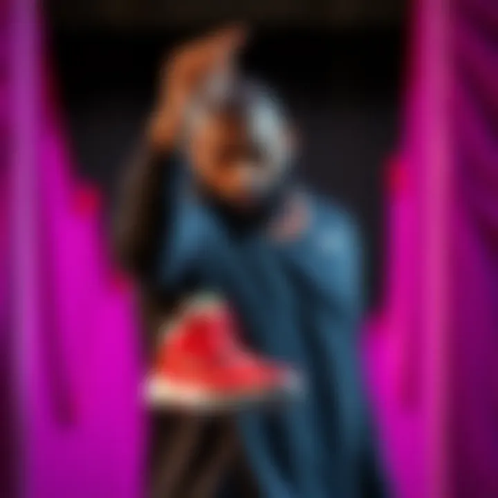 Athlete demonstrating performance capabilities of LeBron 19