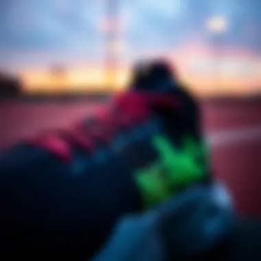 Close-up of innovative technology features in LeBron 19