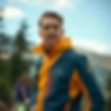 Outdoor jacket showcasing versatility and style