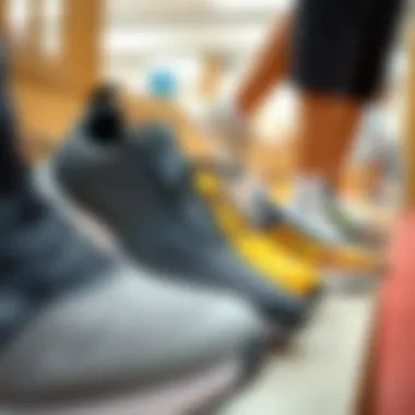 A Diverse Range of Athletic Footwear Choices Diverse collection of athletic footwear