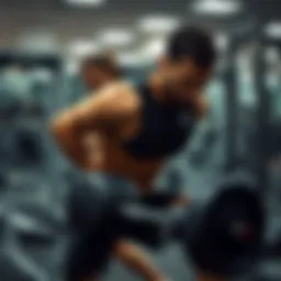 Dynamic workout session focusing on specific muscle groups