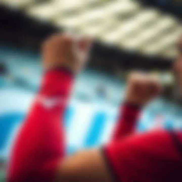 Athlete showcasing the comfort and style of Mizuno sleeves