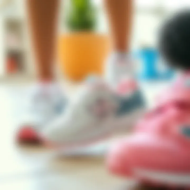 Parents Choosing the Ideal Baby Shoes Parents selecting the perfect baby shoes from New Balance