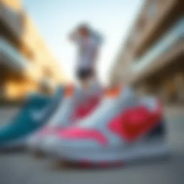 A vibrant array of Nike Air Zoom models highlighting the versatility in styles.