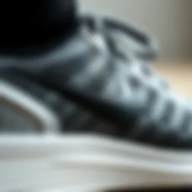 Close-up of the cushioning technology in Nike Air Zoom Structure 23