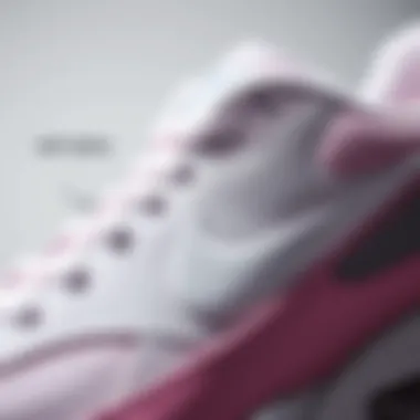 Close-up Detail of Nike Air Max Close-up of the Nike Air Max detailing