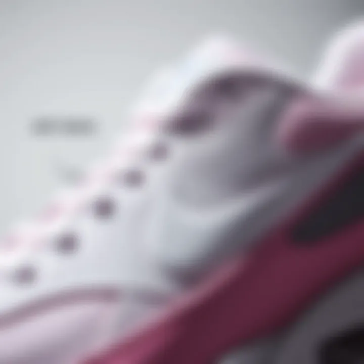 Close-up Detail of Nike Air Max Close-up of the Nike Air Max detailing