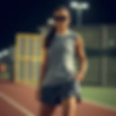 Stylish outfit featuring Nike Challenger shorts paired with athletic gear