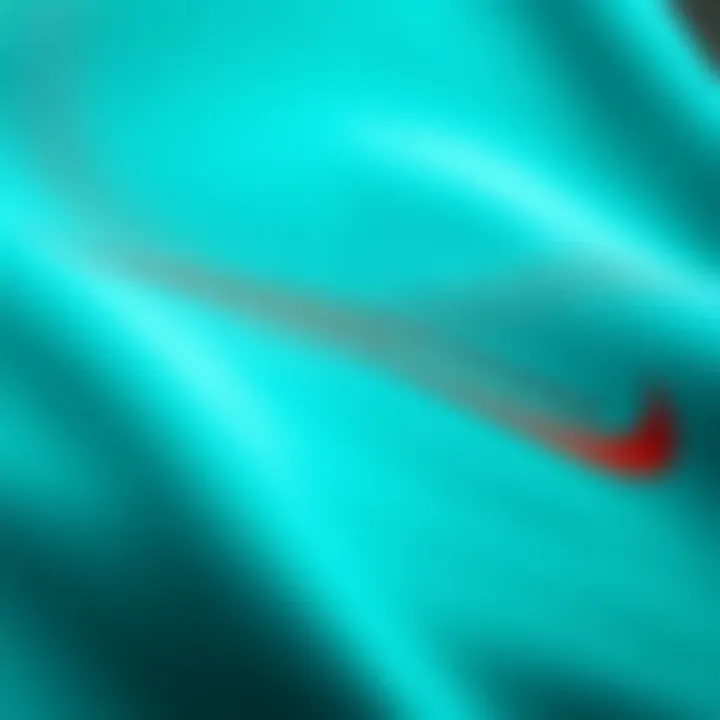 Innovative Breathable Fabric Technology Close-up of Nike Dri-Fit fabric technology highlighting breathability