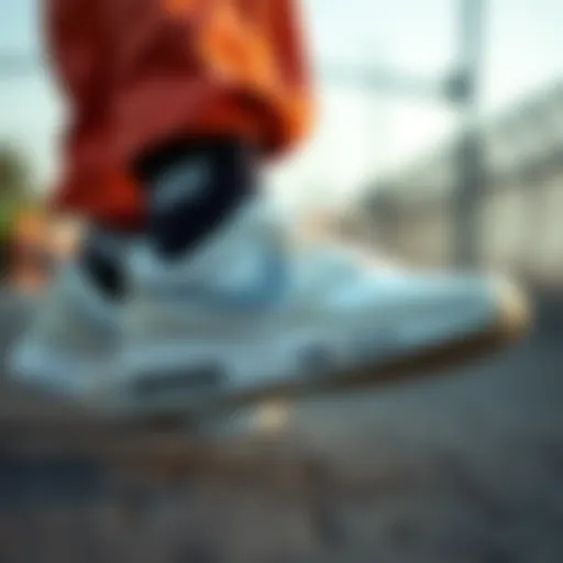 Dynamic footwear showcasing innovative design and performance features