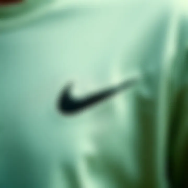 Close-up of Nike fabric showcasing comfort