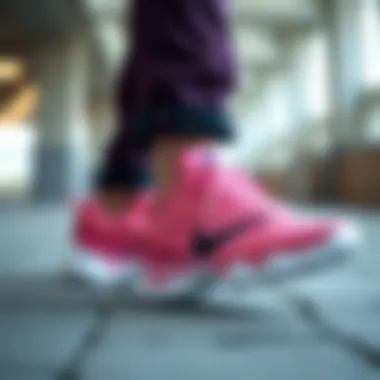 Stylish Pink Sports Shoes Stylish pink sports shoes designed for comfort and performance