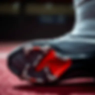 Detailed view of Nike Mercurial Zoom Superfly Elite's sole and traction features