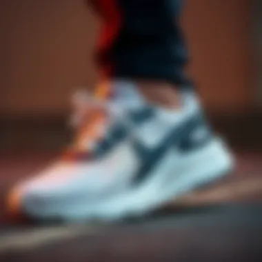 Close-up of Nike Tekno shoe design showcasing its features