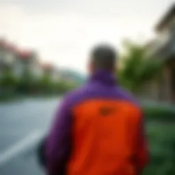 Stylish Nike tracksuit top in vibrant color