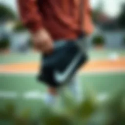 Stylish Nike side bag showcasing its sleek design