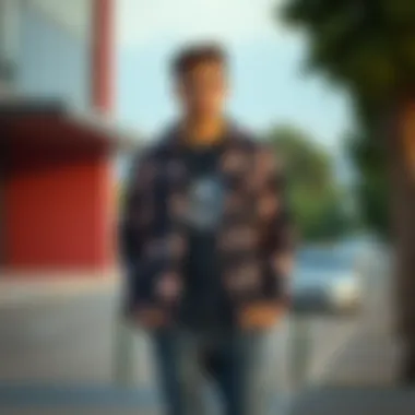 Effortlessly Casual Look with North Face Apparel North Face flannel shirt paired with casual jeans