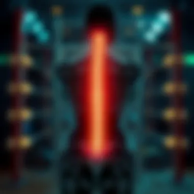 Illustration of spinal health and alignment