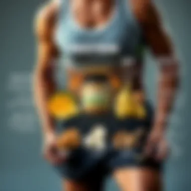 Nutritional chart illustrating protein benefits for athletes