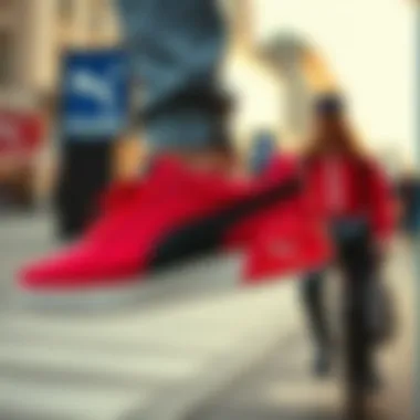 Puma Carina Street in action during a casual outing