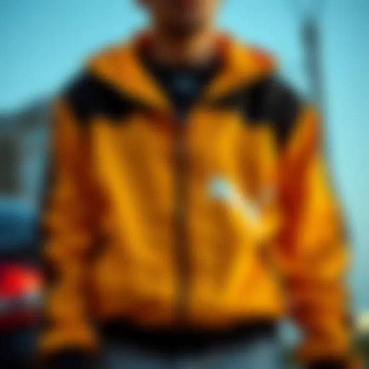 Puma Jacket with Casual Outfit Puma jacket styled with casual wear for a modern look