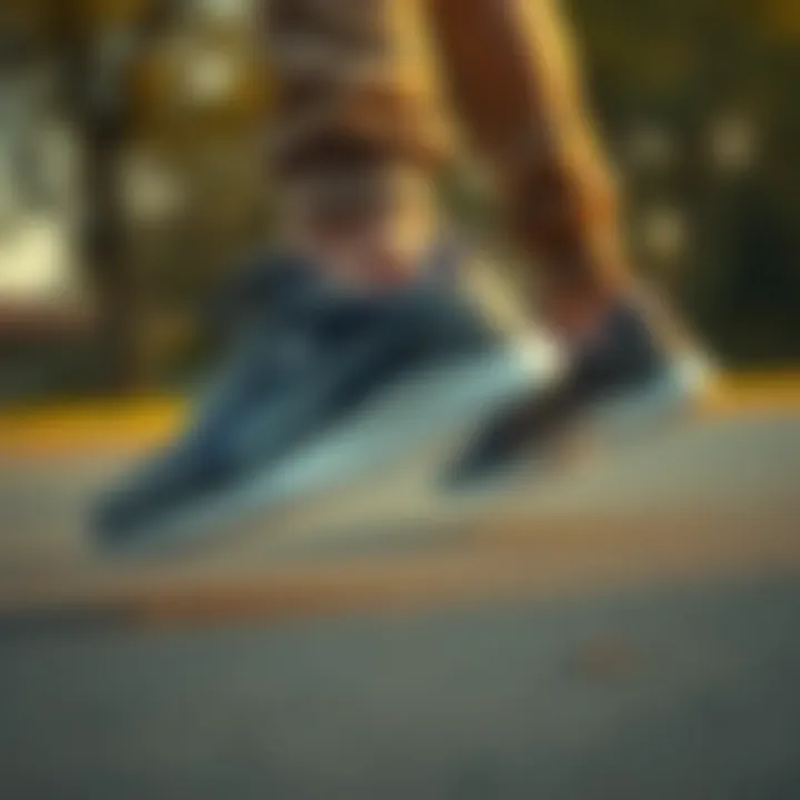 Active lifestyle representation featuring Puma shoes in motion