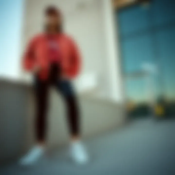 Fashionable outfit paired with Puma sneakers, illustrating style versatility