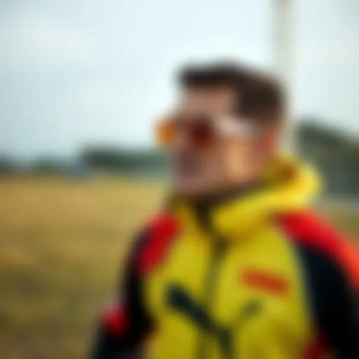 Stylish athlete showcasing colorful Puma apparel