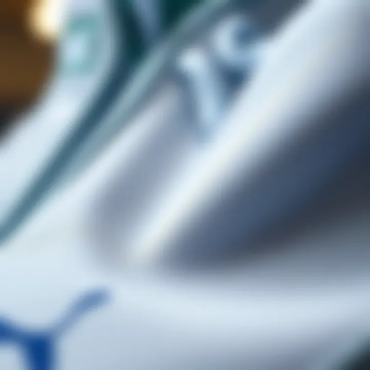 Close-up of innovative materials used in Puma sportswear