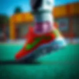 Vibrant color combinations in Nike sneakers showcasing style and performance.