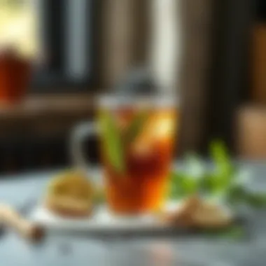 A refreshing herbal tea infused with energizing herbs
