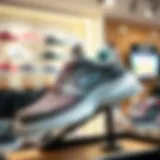 Skecher women's shoes on display showcasing modern design