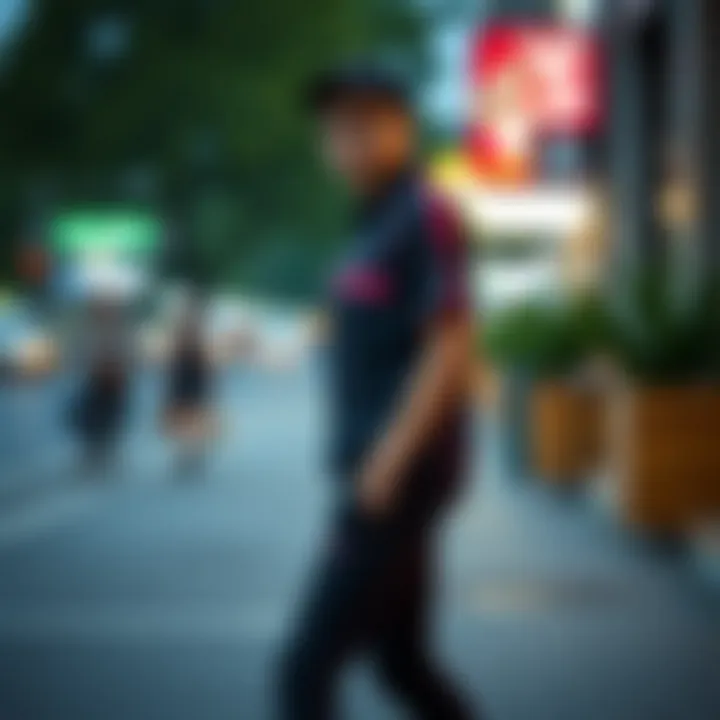 Casual street style incorporating activewear