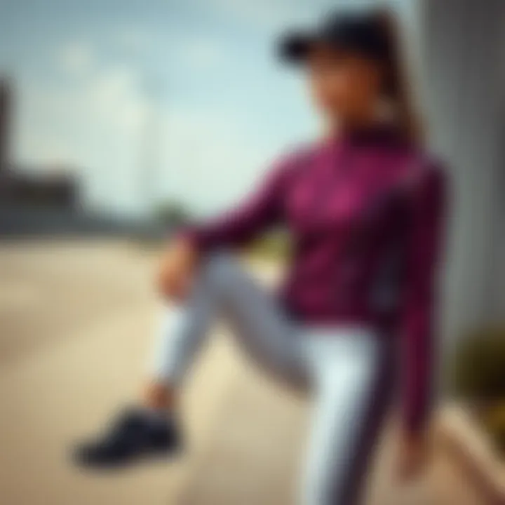 Athletic ensemble suitable for various activities