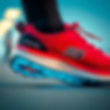 Close-up of the innovative sole technology used in Skechers Go Walk 6