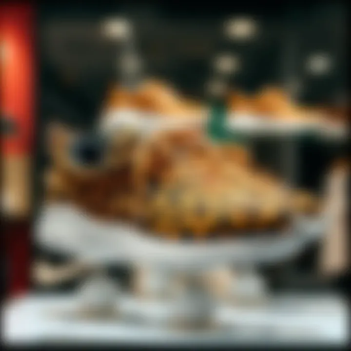 Elegant leopard print Skechers shoes on display