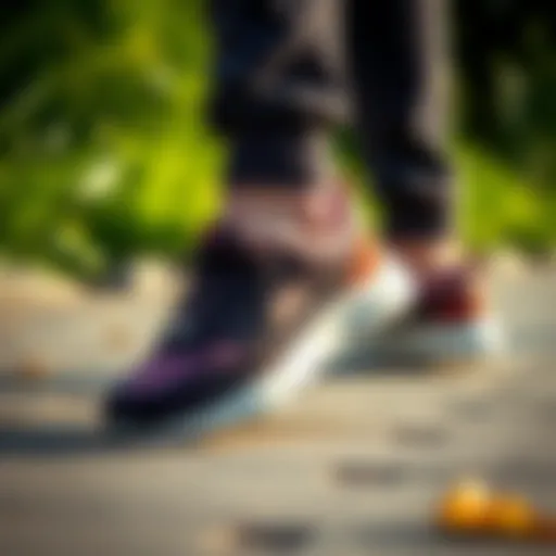 The Fusion of Comfort and Style Stylish Skechers slip-on shoes showcasing comfort and design